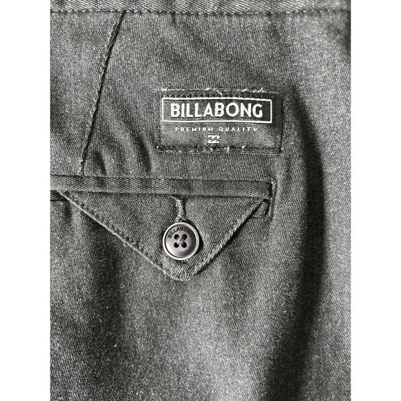 Billabong Size 38 Mens Flat Front Chino Shorts Gray - Picture 3 of 4